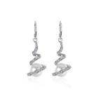Fashion Ball Earrings With Fashion Pearls And Austrian Element Crystals Silver - One Size