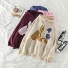 Cartoon Loose-fit Hooded Sweater