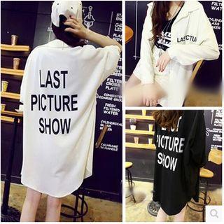 Letter Long-sleeve Chiffon Jacket