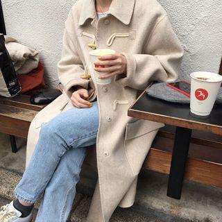 Toggle Loose-fit Long Coat