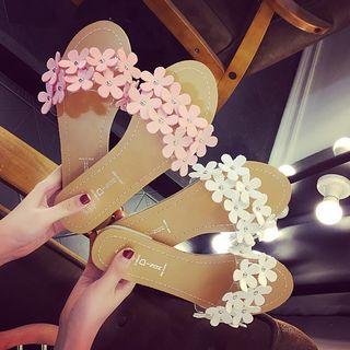 Flower Slide Sandals