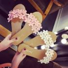 Flower Slide Sandals