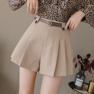 High Waist Pleated Shorts