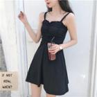 Strappy A-line Dress / Light Jacket / Set