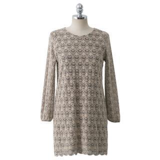 Round-neck Laced Dress