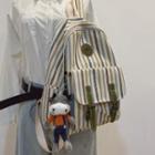 Applique Striped Backpack