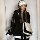 Zipped Hooded Jacket / Crossbody Bag / Set