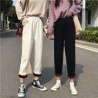 High Waist Cropped Harem Pants