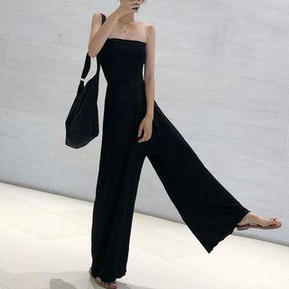 Plain Light Jacket / Plain Pinafore Jumpsuit