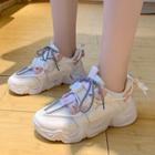Two-tone Lace Up Sneakers