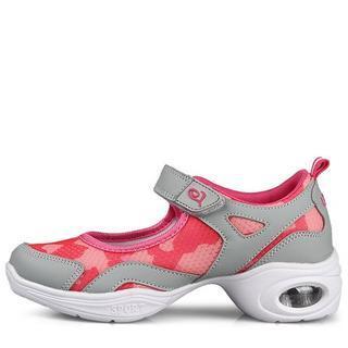 Velcro-strap Mesh Dance Pumps