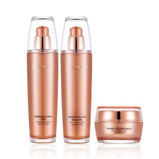 Enprani - Premier Collagen Skincare Set: Skin 125ml + Emulsion 125ml + Cream 50ml 3pcs