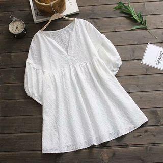 Smiley Short-sleeved T-shirt White - One Size