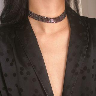 Metal Disc Choker 2229 - Multicolour - One Size