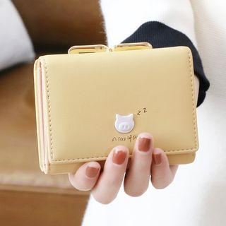 Pig Faux Leather Wallet