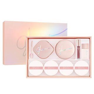 Missha - Glow Tension Special Set #sand: Glow Tension Spf50+ Pa+++ 15g + Skin Balm 50ml + Puff 4pcs + Skin-dation Miniature Spf20 Pa++ 5ml + Lip Blush Miniature 1.5g 8pcs