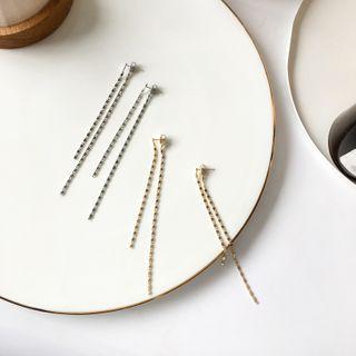 925 Sterling Silver Fringed Ear Stud