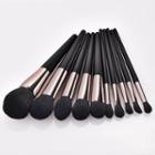 Set Of 10: Makeup Brush T-10-151 - Black - One Size