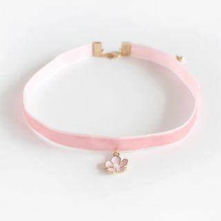 Sakura Accent Velvet Choker / Sakura Accent Lace Choker