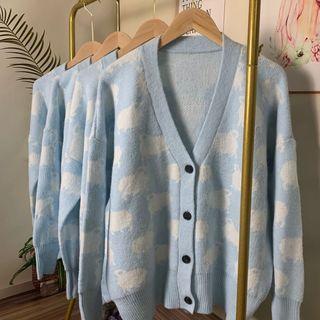 Sheep Pattern Cardigan