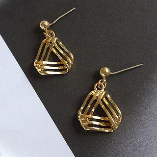Alloy Triangle Dangle Earring 1 Pair - Earrings - One Size