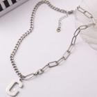 G Word Necklace Silver - One Size