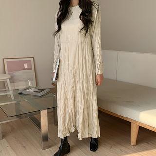 Crinkled Maxi Dress