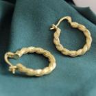 Braided Hoop Earring
