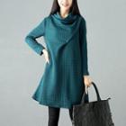 Cowl Neck Pullover Dress