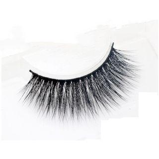 False Eyelashes (1 Pair) Fm-32 - Black - One Size