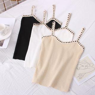 Patchwork Knit Camisole