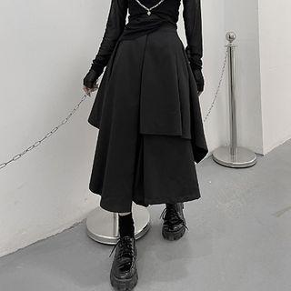 Asymmetrical Tiered Skirt