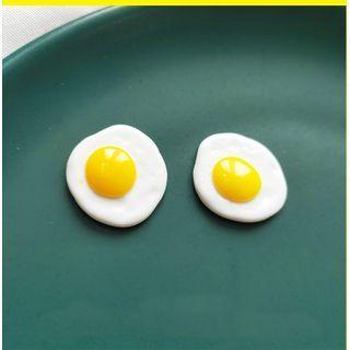 Fried Egg Resin Earring