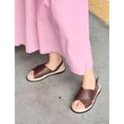 Cross-strap Espadrille Slingback Sandals