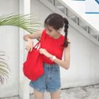 Set: Plain Tank Top + Backpack