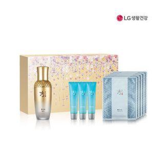 Sooryehan - Ginseng Essence Set 3rd Edition: Essence 50ml + Hyobindam Moisture Cream 25ml X 3pcs + Mask 5pcs 9pcs