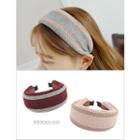 Contrast-trim Knit Hair Band