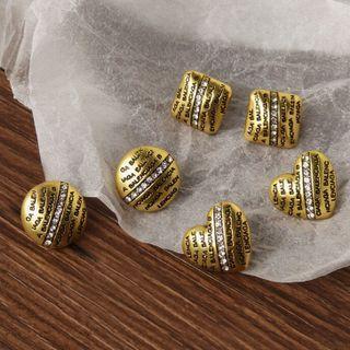 Lettering Alloy Earring