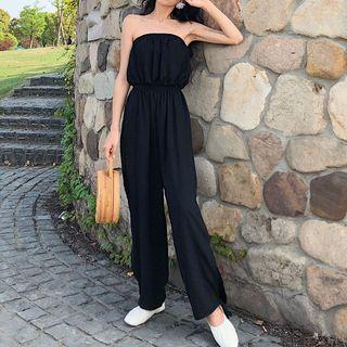 Strapless Plain Jumpsuit