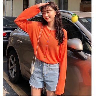 Color Button Light Jacket
