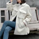 Fleece Plain Coat