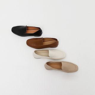 Foldable Pleather Loafers