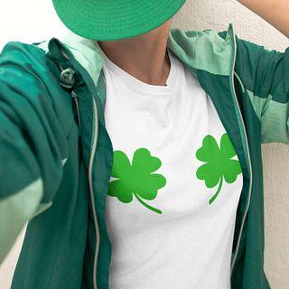 Short-sleeve Clover Print T-shirt