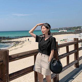 Saddle Bucket Bag