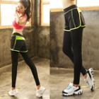 Sports Piped Inset Leggings
