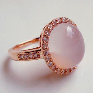 Alloy Crystal & Rhinestone Ring