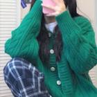 Plain Cardigan / T-shirt
