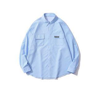 Waffle Lettering Shirt