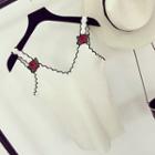Scalloped-edge Knitted Camisole Top
