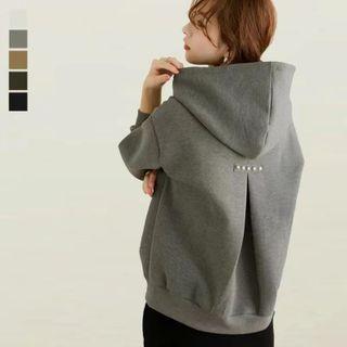Faux Pearl Hoodie